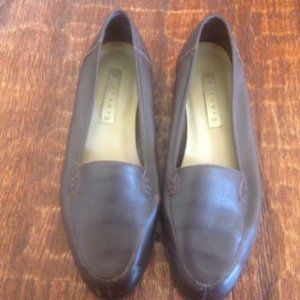 Partners CHOCOLATE BROWN Genuine BRAZILIAN LEATHER Loafers SHOES * 7-1/2